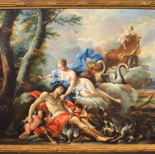 XVIIIe siècle - Michele Rocca (1666 -1751) - Diane et Endymion